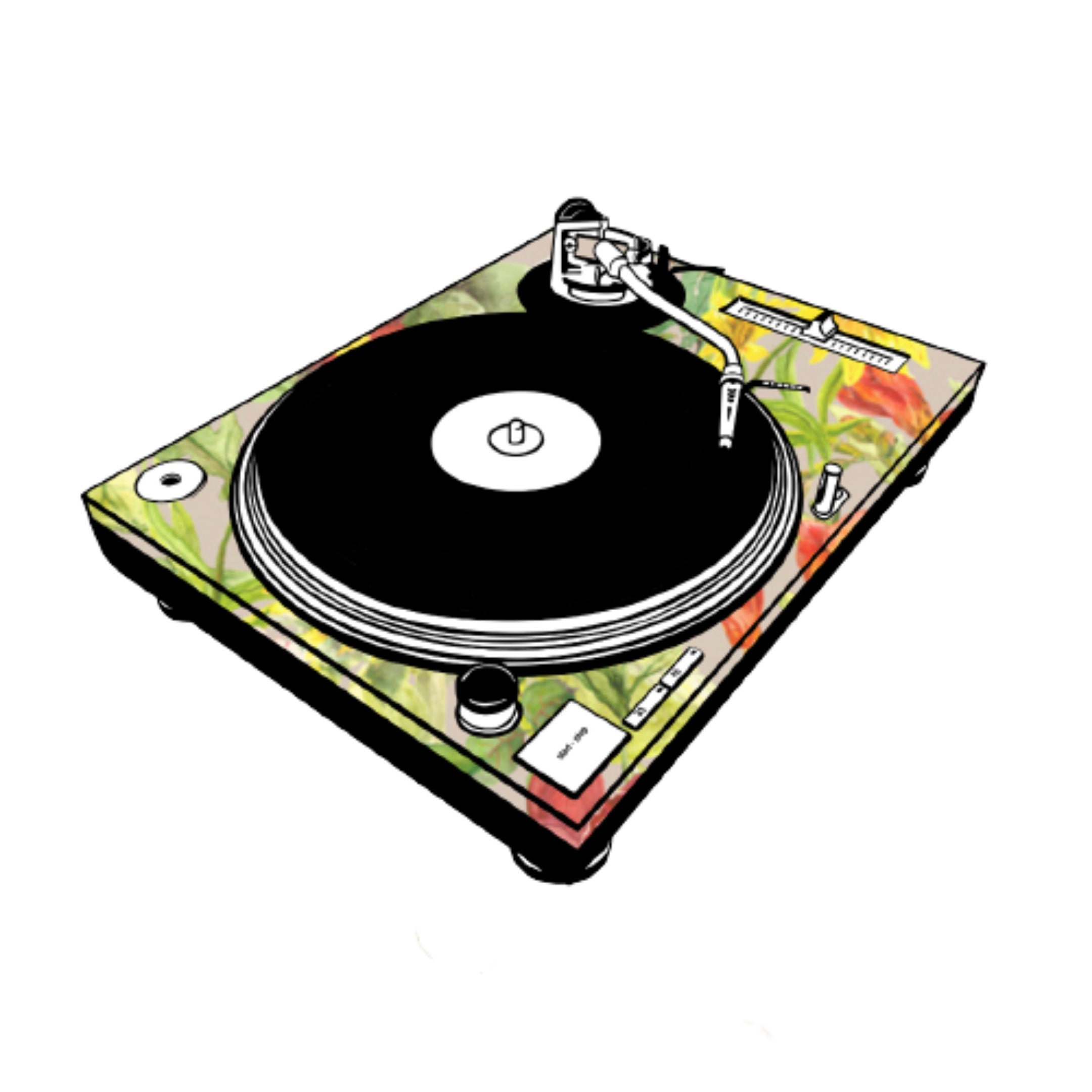 【サイン入り】Pharcyde スリップマット　sl1200 technics Technicsスリップマット/Tecnicsスリップシート/テクニクス