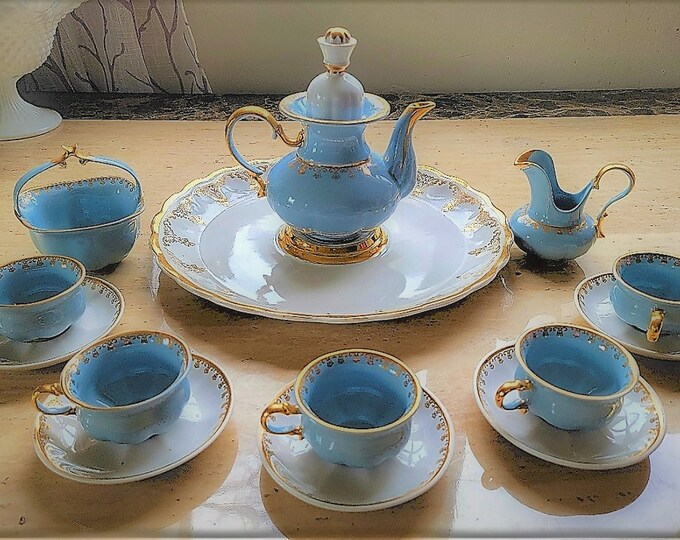 Vintage Korosten Porcelain Kiev Coffee/tea Set 14 Pcs Etsy