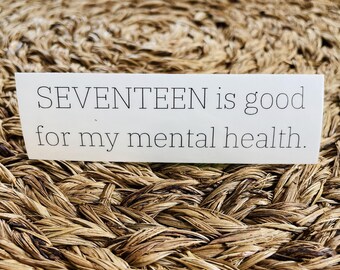 Seventeen Mental Health Sticker | Kpop Sticker | Mental Health Sticker