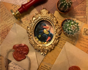 Harry Potter Wizards Fantasy Miniatuur Portretten Acryl Kunst Schilderij Unieke Kerst Verjaardagscadeau