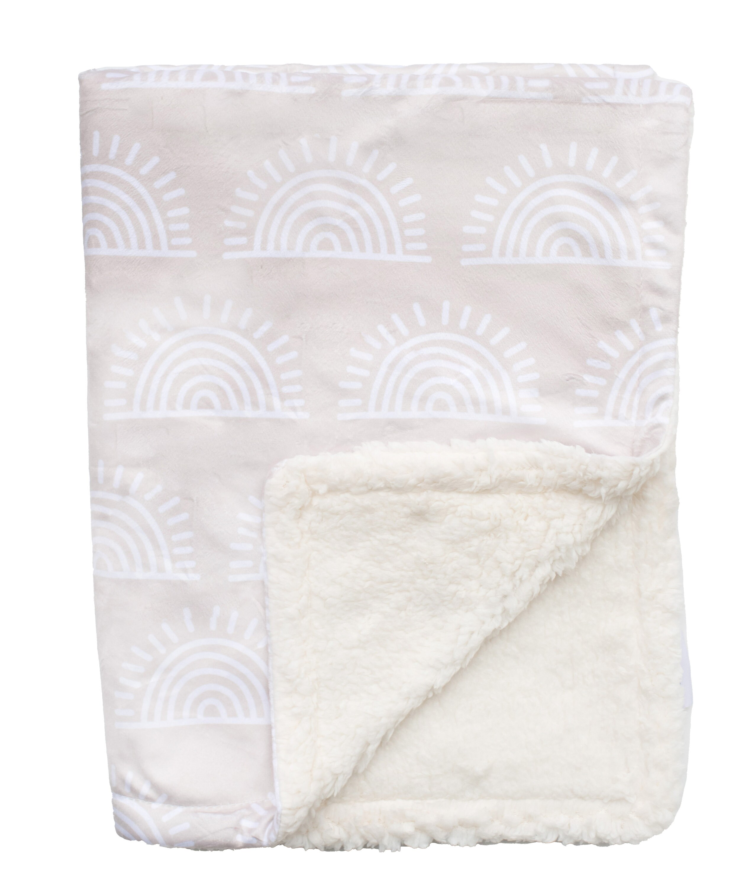 Plush Sherpa Baby Blanket / Soft Warm Baby Blanket / Neutral Etsy