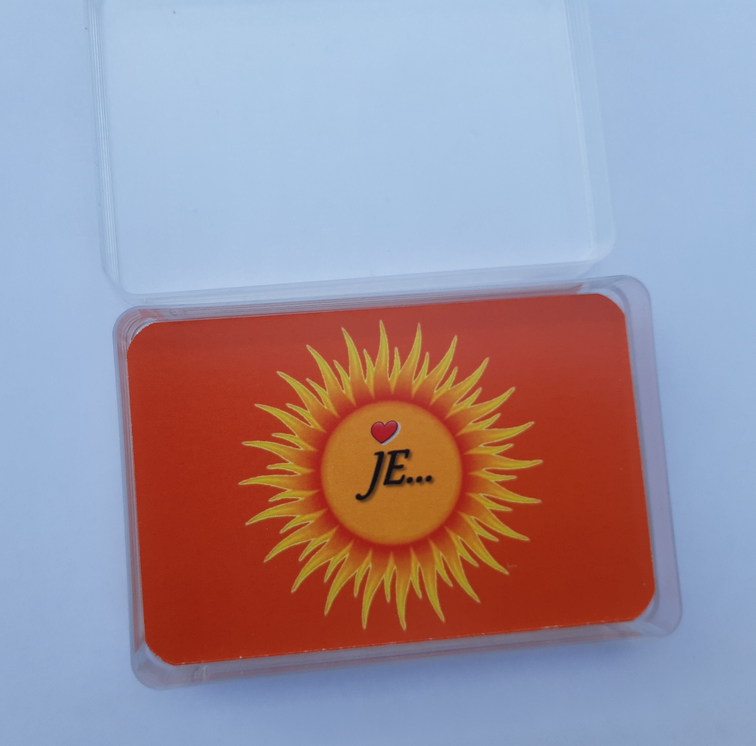 Je... Jeu de Cartes Messages Positifs + 1 Bijou Portable Offert