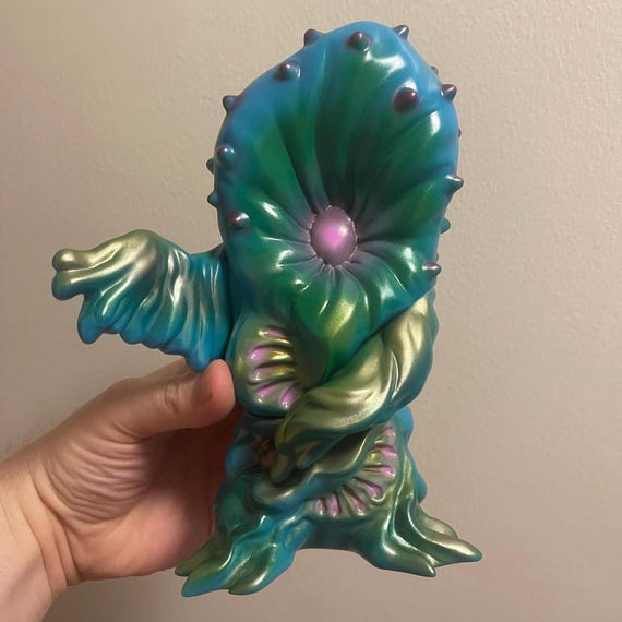 Greenmons - M1 Sofubi Toy OOAK Custom Painted Ultraman Kaiju - Etsy
