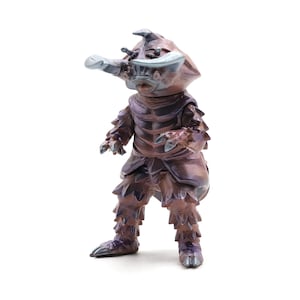 Antlar (Brown Beetle) - Bandai Sofubi Vinyl Toy - OOAK Custom Painted Vinyl Toy - Japanese Ultraman Godzilla Kaiju Monster Action Figure