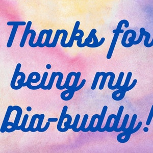 Digital Download Dia-Buddy Card