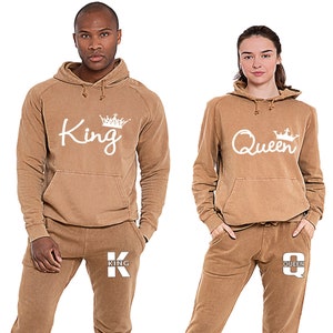 King Queen Joggers Etsy Ireland