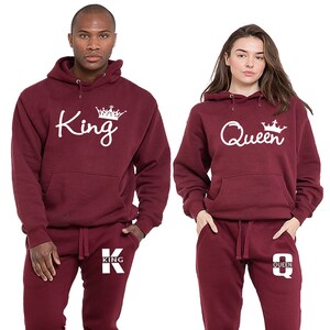 The King His Queen Sweater Etsy Canada