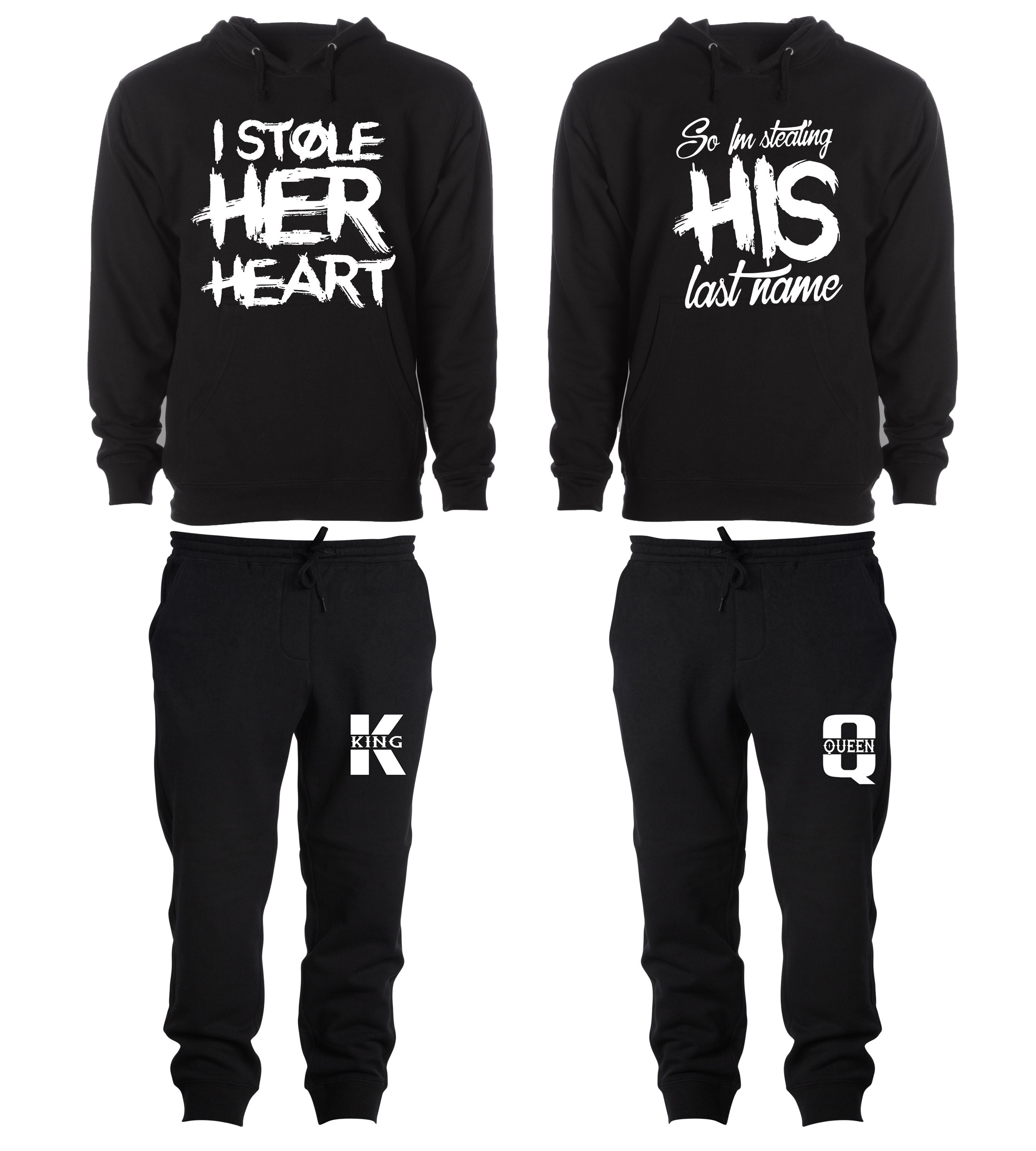 Newlywed Husband and Wife Matching Sets Soon to Be Married Hoodies I ...