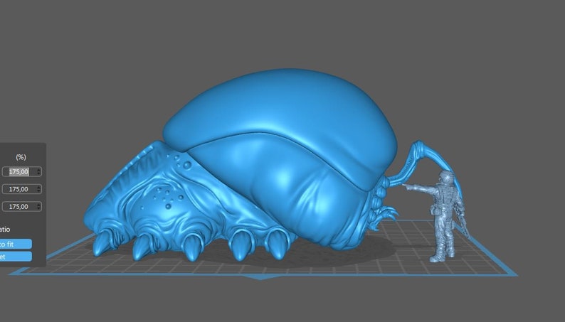 Gigerian Arachnid Hybrid Dementor aka Brain Bug by Papsikels Miniatures for Wargaming Tabletop printed Resin image 3