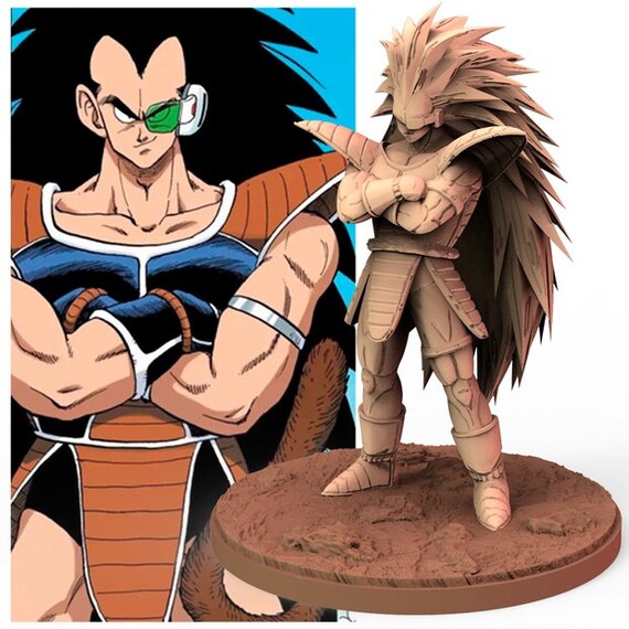 ナッパとラディッツがドラゴンボール Z のドラグーン ミニチュア