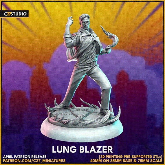 Lung Blazer Aka John Constantine by C27 for 40 Mm Wargaming