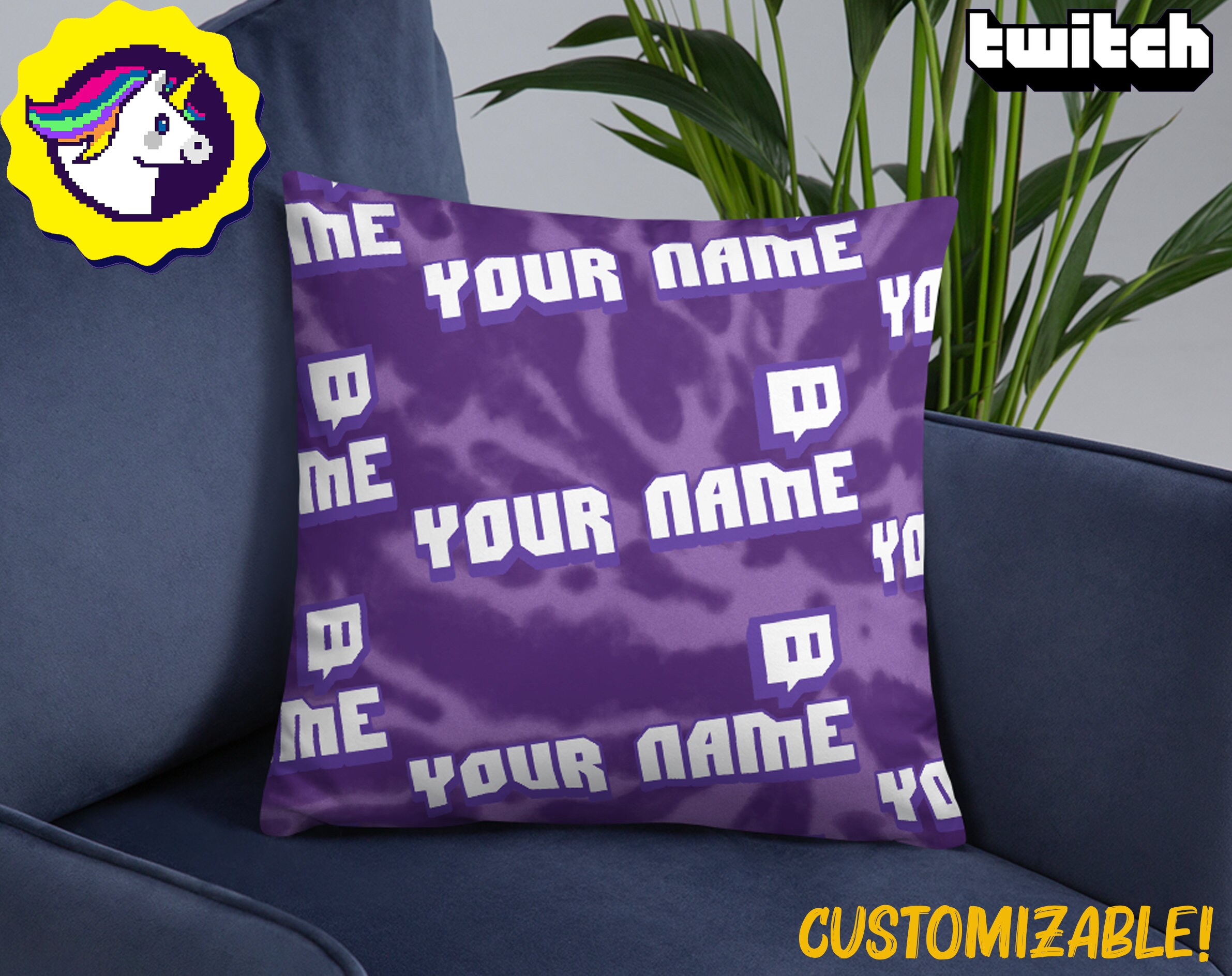 Twitch pillow Etsy Espa a