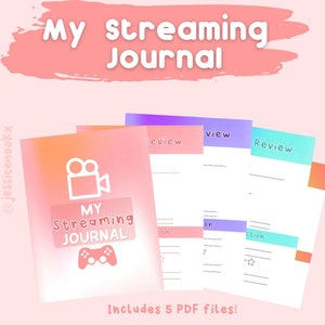 Twitch Streaming Journal Progress Tracker