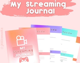 Twitch Streaming Journal Progress Tracker
