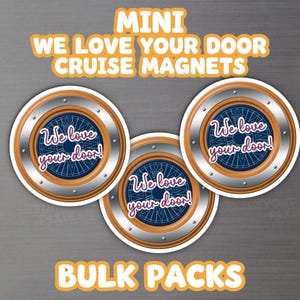 Mini imanes para puertas de crucero, regalos para extender la pesca del día, decoración de camarotes (paquete de 10, 20 o 30 unidades)