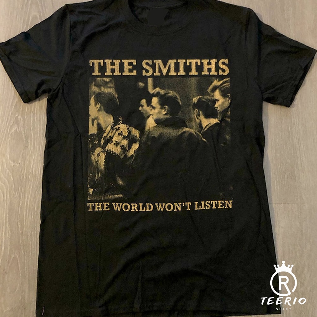 Discover The smiths the world world won't listed Vintage T-shirt