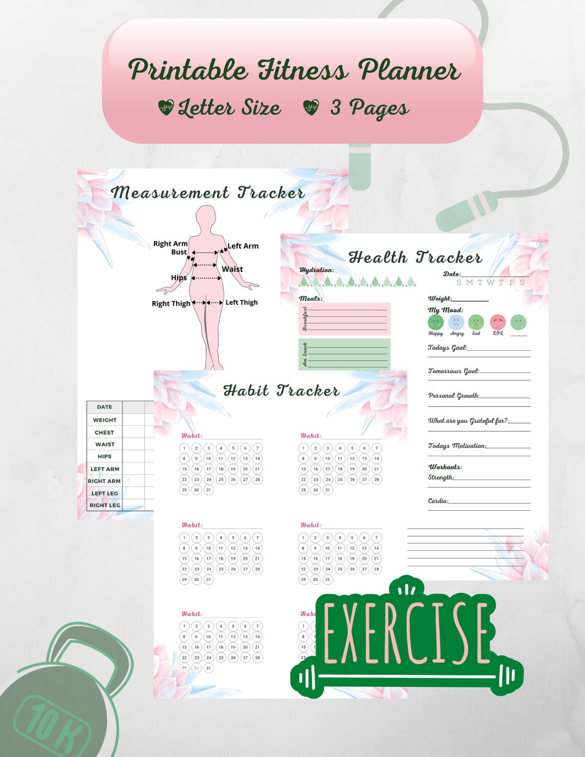 Fitness Tracker Etsy