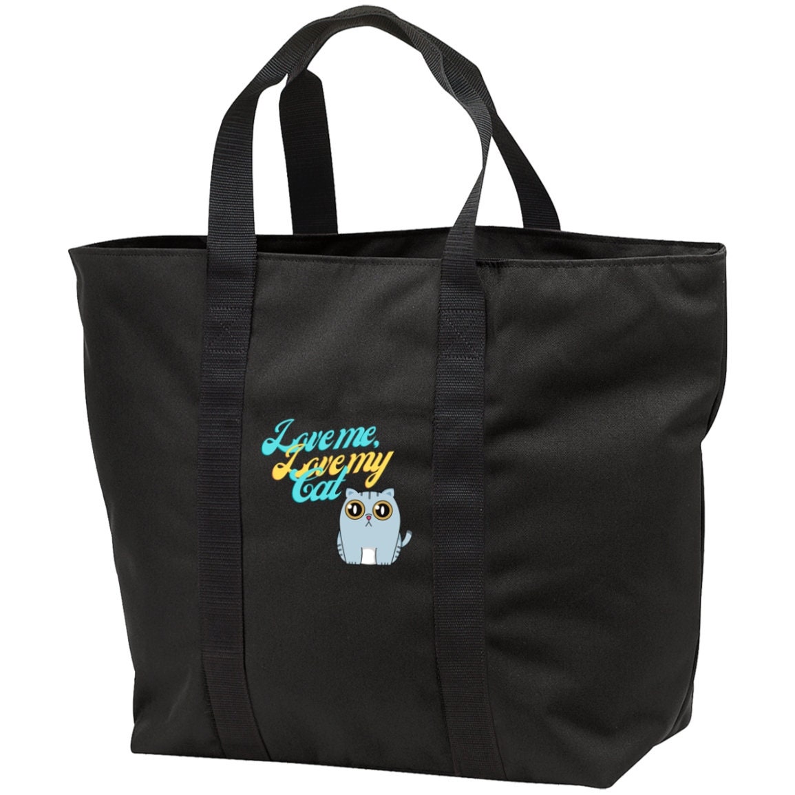 B5000 Love my Cat All Purpose Tote Bag | Etsy