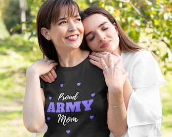 Mothers Day Gift Kpop Army Mom Shirt Jungkook Jimin V RM Suga JHope Jin Birthday Gift Proud Army Mom Tee Kpop Mom Shirt Fan Christmas Gift