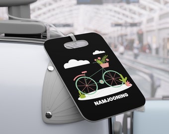 Namjooning Personalized Luggage Tag Custom Bag Tag Monogram Back To School Tag Jimin Jungkook V JHope Vacation Bag Custom Name Tag Backpack