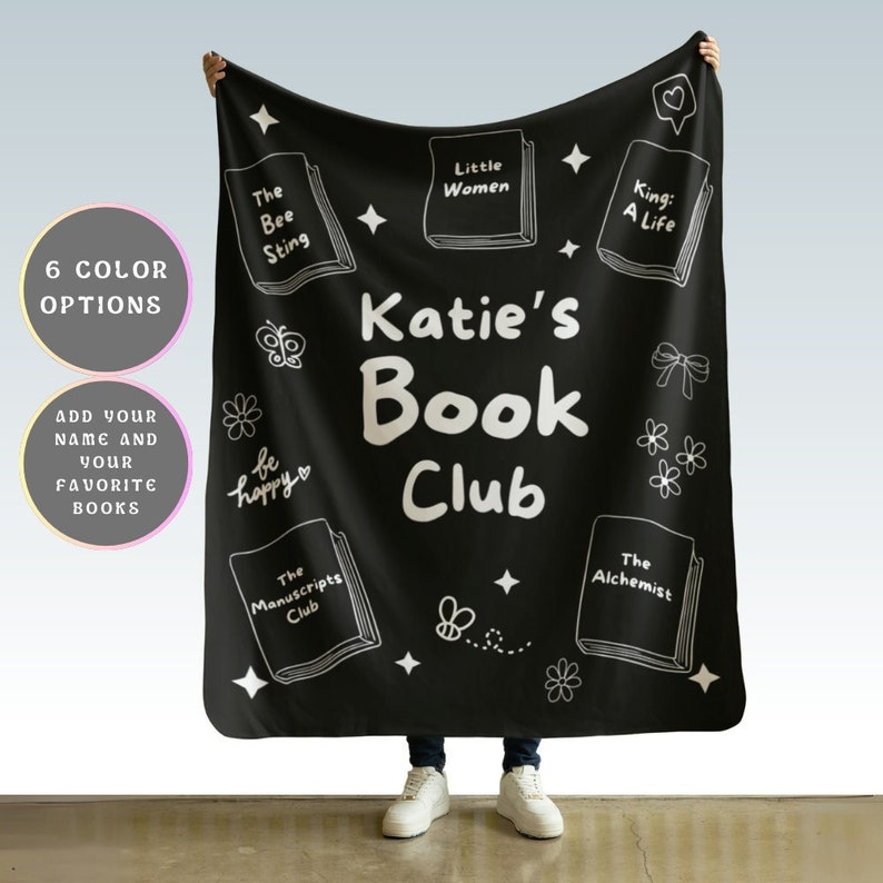 Book Lover Blanket Personalized Minky Sherpa Throw Librarian Blanket Gift for Reader Fleece Blanket Funny Book Lover Gift English teacher gift personalized reading blanket reading git for her reading gift for him christmas gift fantasy book blanket