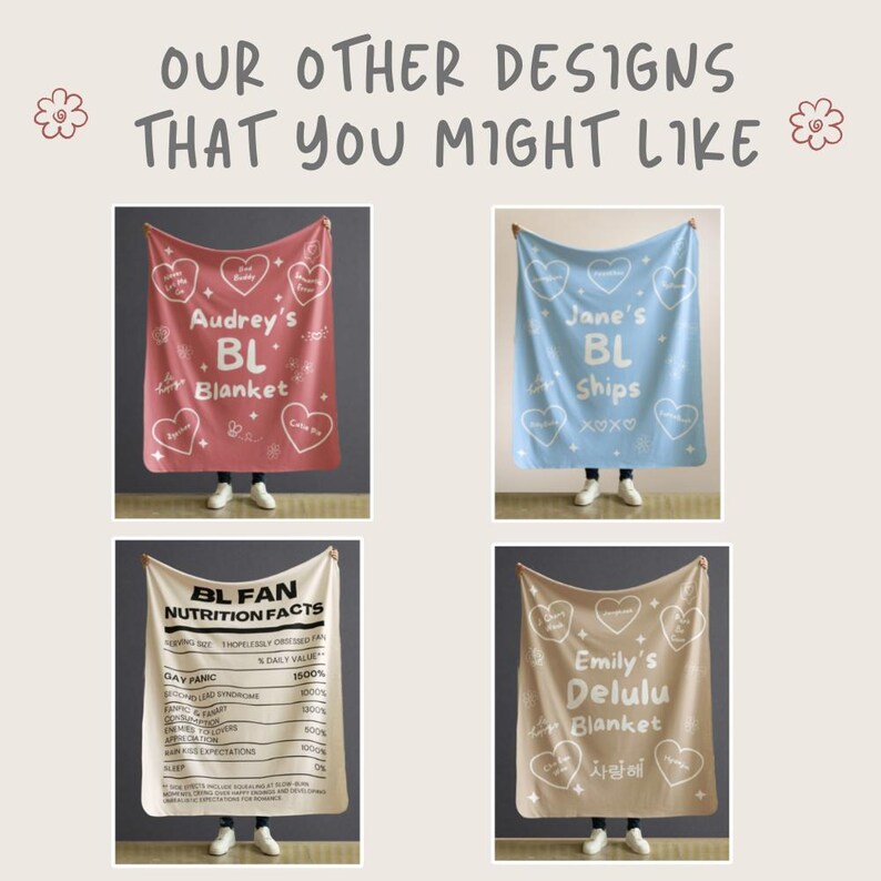 BL Blanket Emotional Support Thai Boy Love Drama Gift Fan Yaoi Gift ...