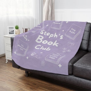 Book Lover Blanket Personalized Minky Sherpa Throw Librarian Blanket Gift for Reader Fleece Blanket Funny Book Lover Gift English teacher gift personalized reading blanket reading git for her reading gift for him christmas gift fantasy book blanket