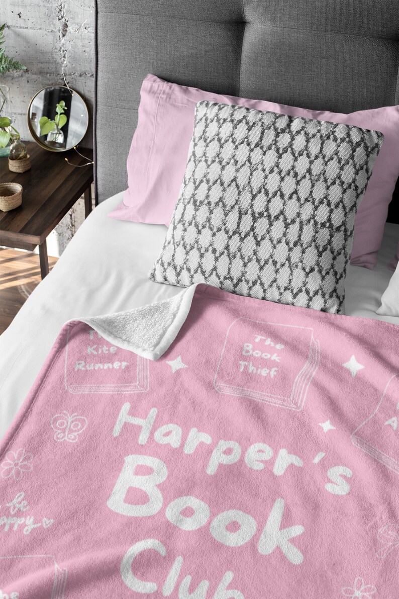 Book Lover Blanket Personalized Minky Sherpa Throw Librarian Blanket Gift for Reader Fleece Blanket Funny Book Lover Gift English teacher gift personalized reading blanket reading git for her reading gift for him christmas gift fantasy book blanket