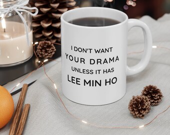 Kdrama Oppa Mug Korean Drama Gift Lee Min Ho Hyun Bin Ji Chang Wook Funny KDrama Lover Gift Korean Drama Merchandise Cute Kdrama Mug