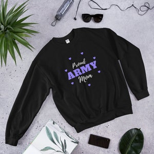 ARMY Mom Sweatshirt Bangtan Sweater Permission to Dance Jimin Jungkook V RM Jin JHope Suga Sweatshirts  Gift Army Christmas Birthday Mom