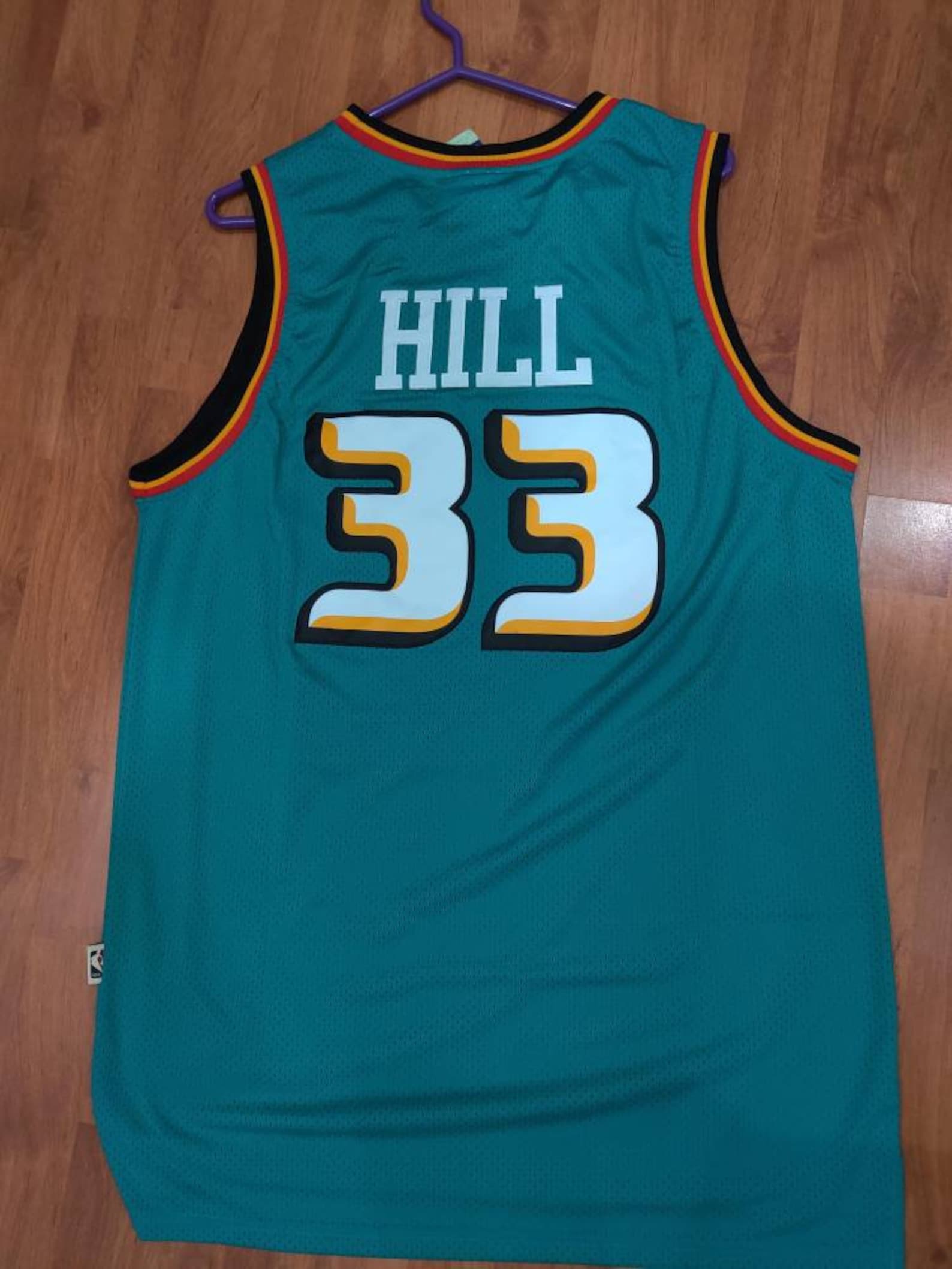 Detroit Pistons Grant Hill Jersey Etsy