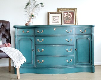 Teal buffet sideboard deals