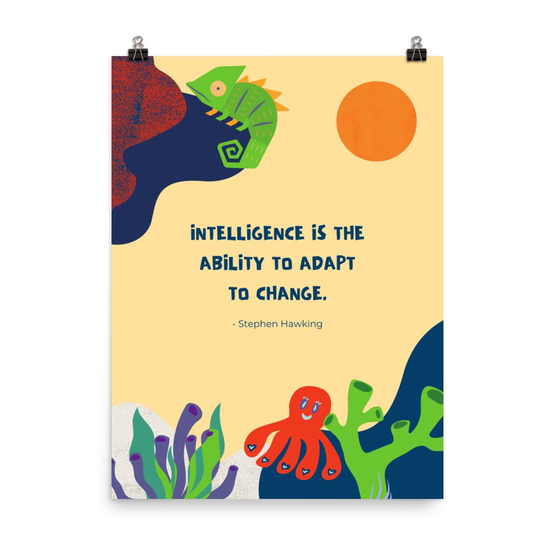 Inspirational Educational Poster Etsy