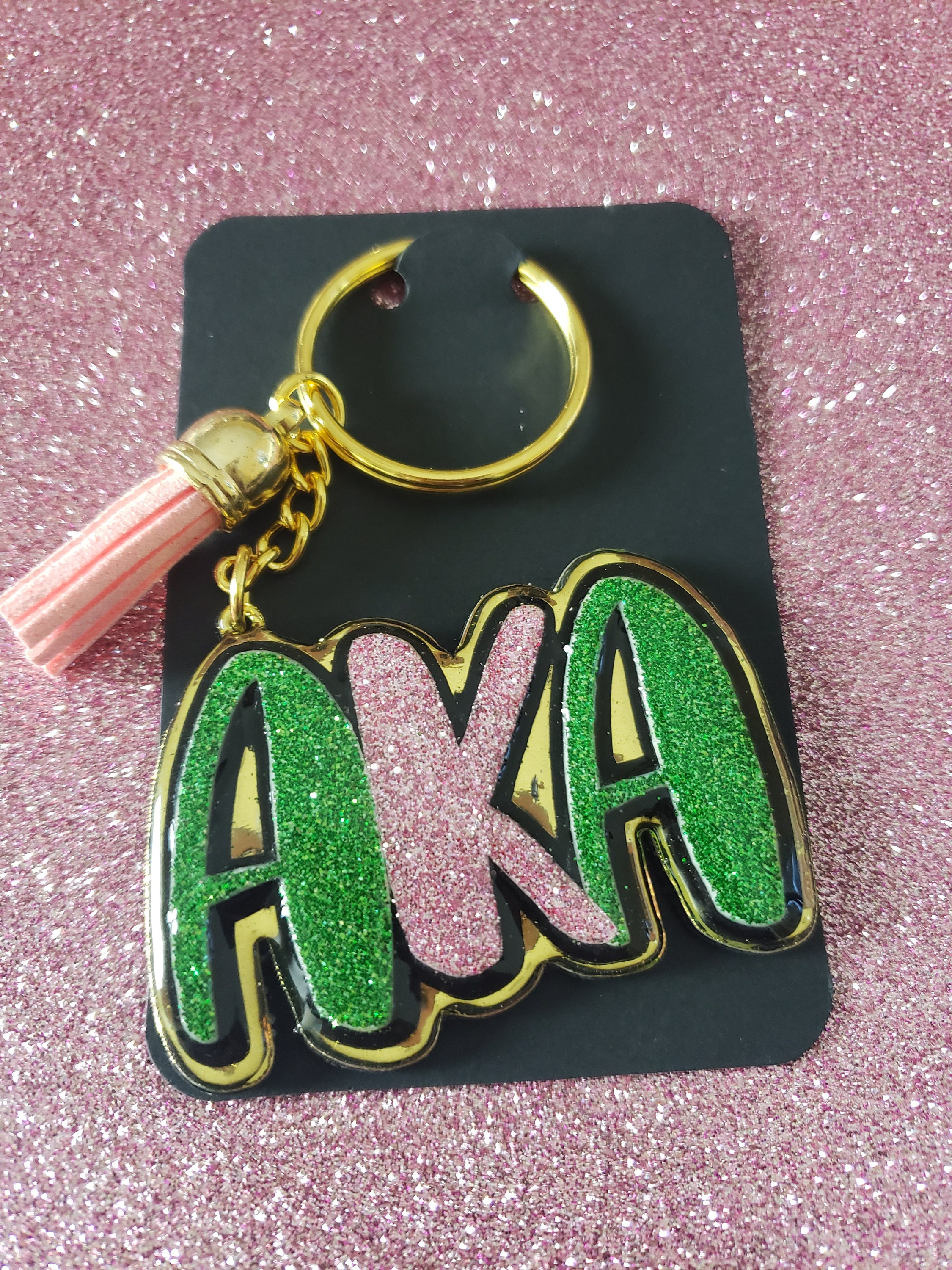 AKA Charm Purse Keychain