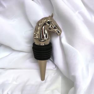 Horse's Head Wine Bottle Stopper, Perfect gift for any horse lovers or equestrian lovers