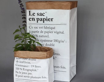 Kraft Paper Bags, Nordic Living, Paper Bag Storage, French paper bag, Interior Design, Toy Storage, Storage Bags, Paper Sack Storage