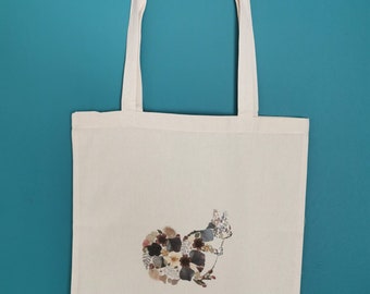 pressed flower bolsa