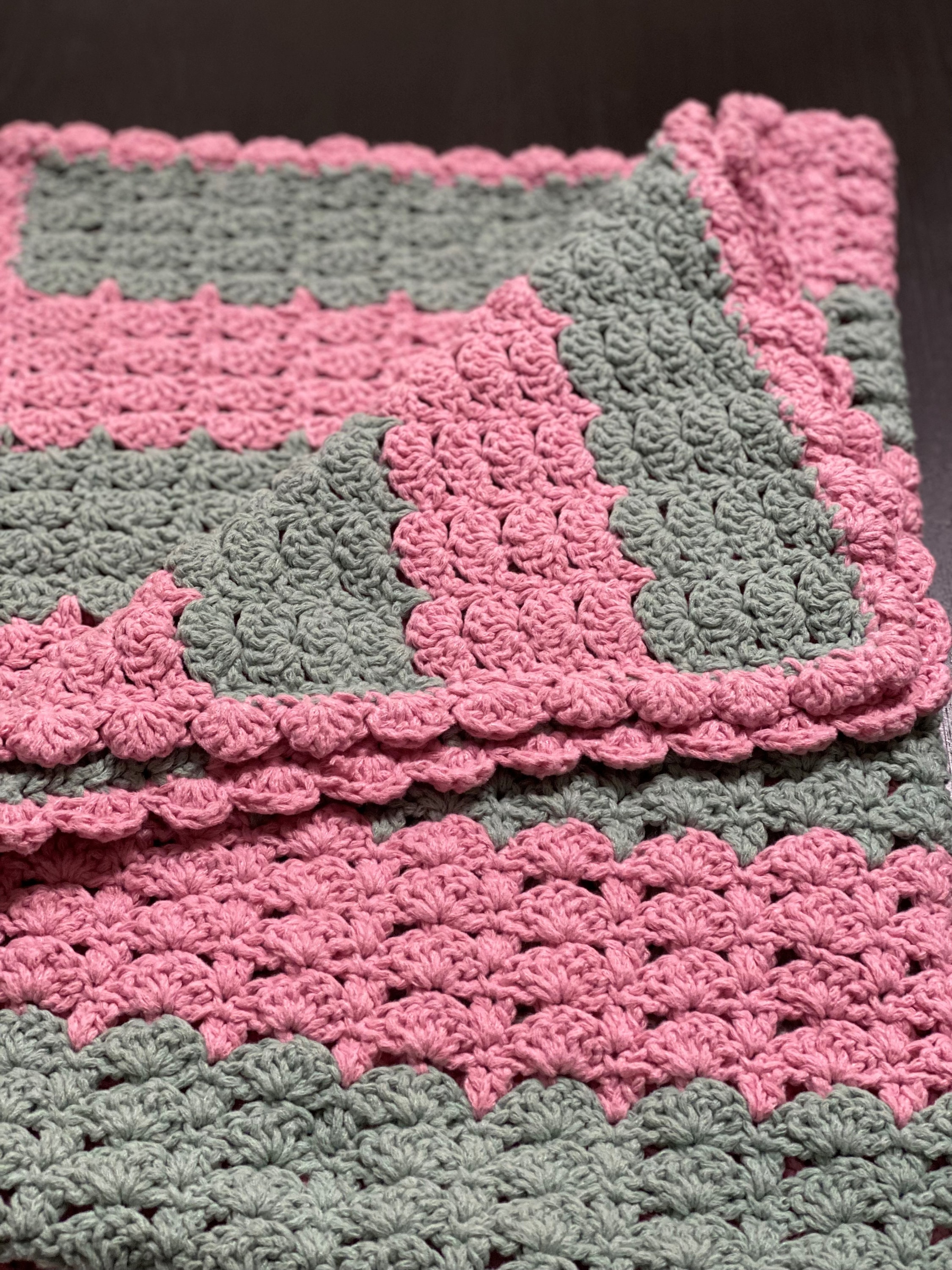 Pink Sage Baby Toddler Child Blanket