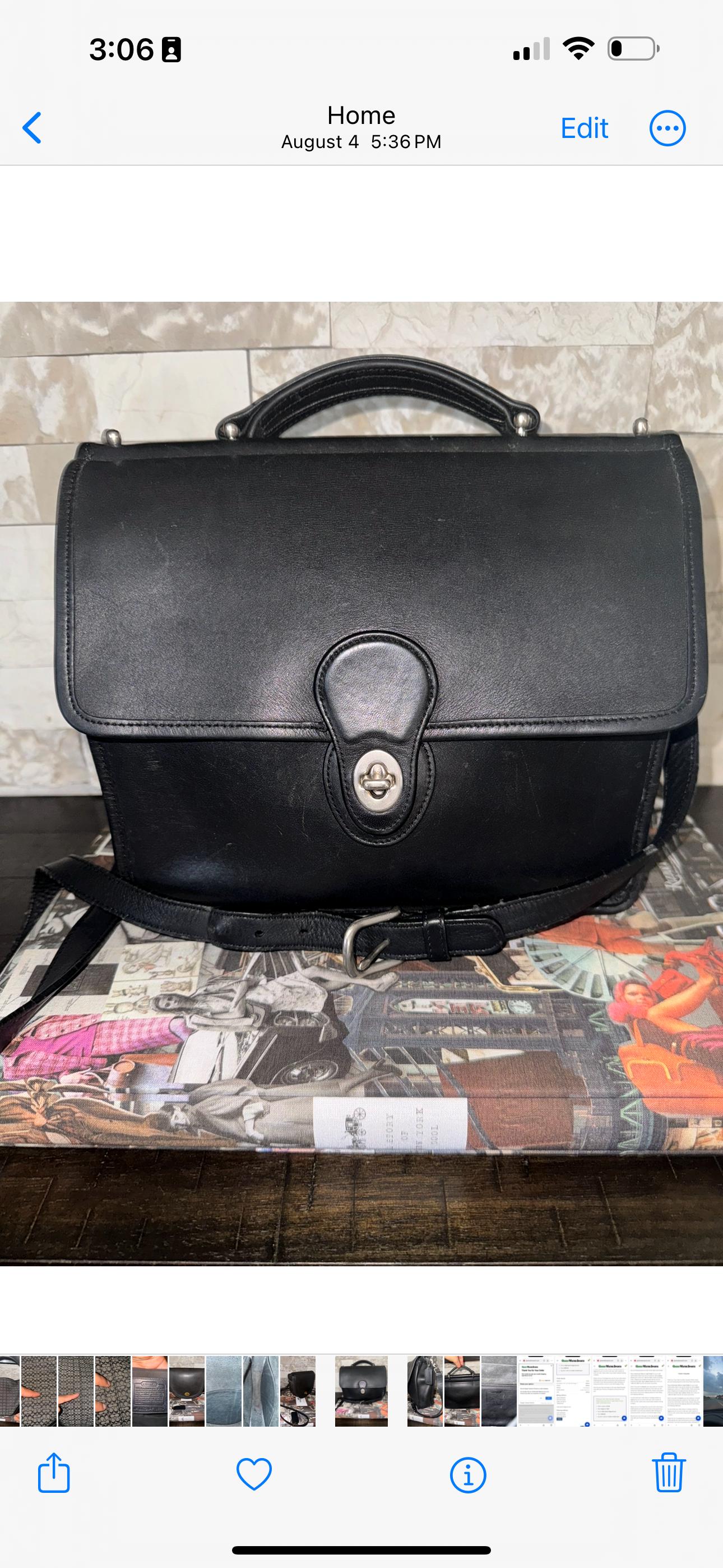 Coach 2000s Black Purse - Etsy