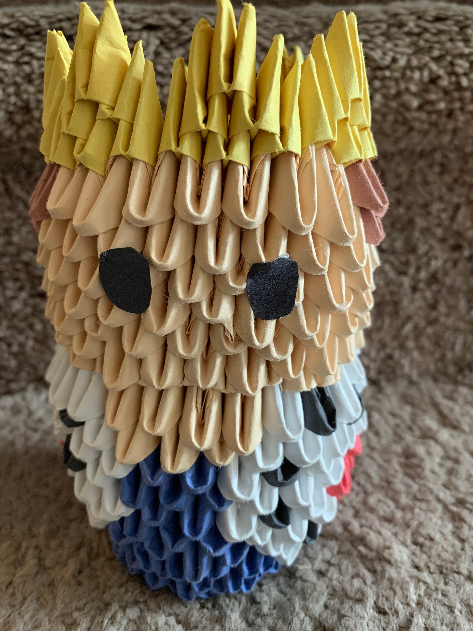 3D Origami King Arthur Sword in the Stone King Arthur Round Etsy