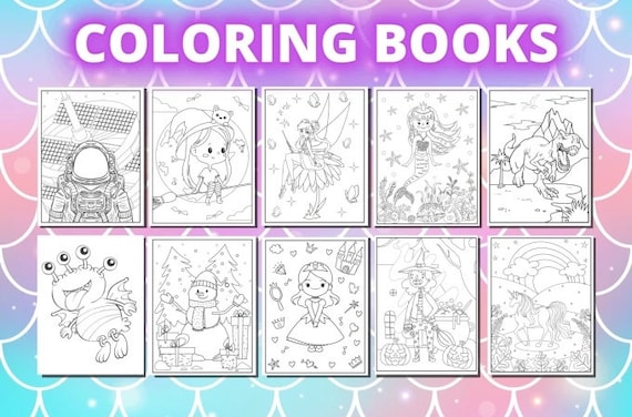 Awesome Adult Coloring Books. OVER 400 PAGES 