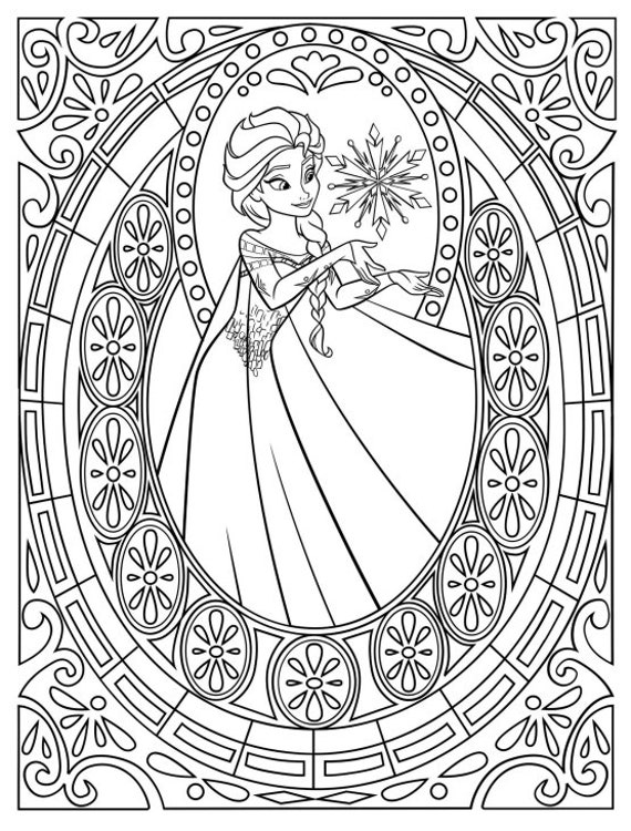 154 Disney Princess, Elsa, Disney's CARS, Paw Patrol coloring pages