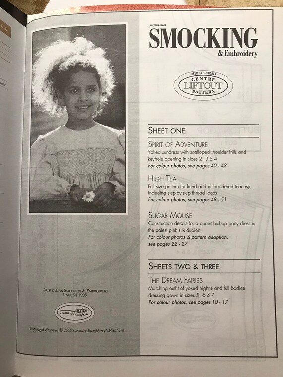 Australian Smocking and Embroidery Magazine Issue 34 - Out of