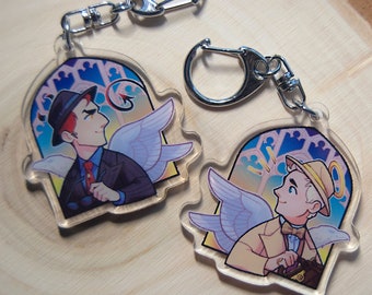 Blitz Era Keychain Bundle | 2 x 1.75 inch | Double Sided Charm