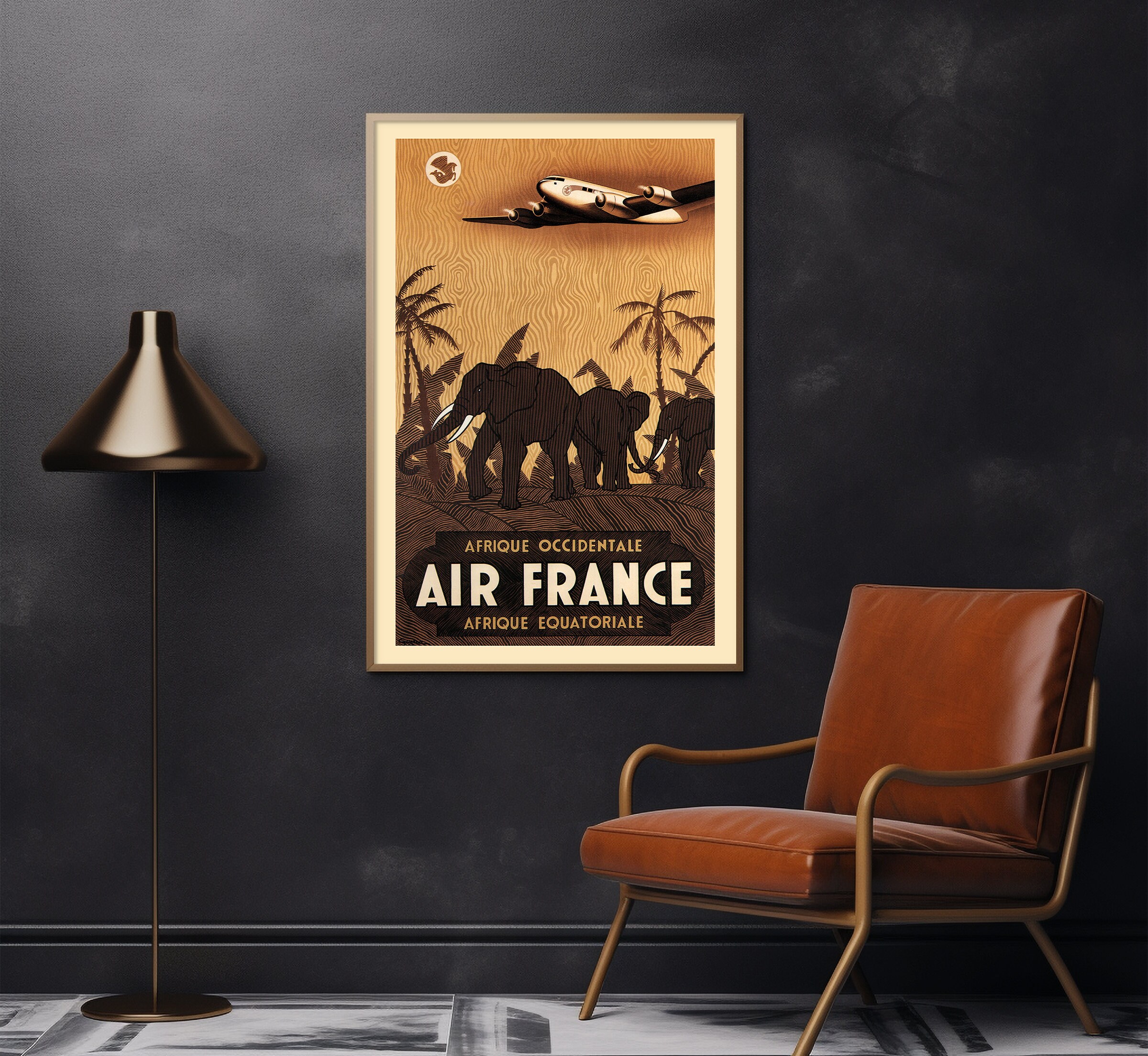 Bernard Villemot, Poster di viaggio Air France North Africa, anni '20