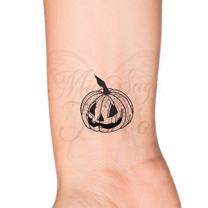 Pumpkin Outline Temporary Tattoo Halloween Pumpkin Jack O Etsy Pumpkin Outline Temporary Tattoo Halloween Pumpkin Jack O Etsy