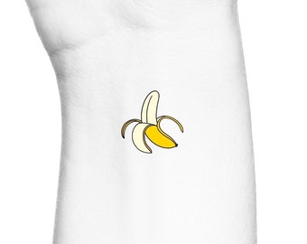 Cute Banana Small Fruit Temporary Tattoo