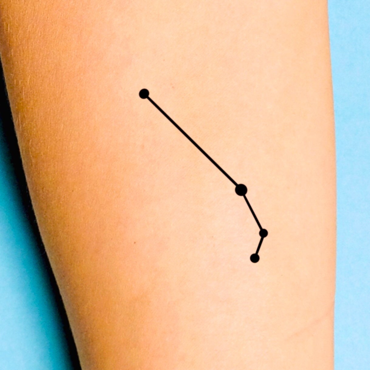 Aries Zodiac Constellation Temporary Tattoo / Astrology / - Etsy