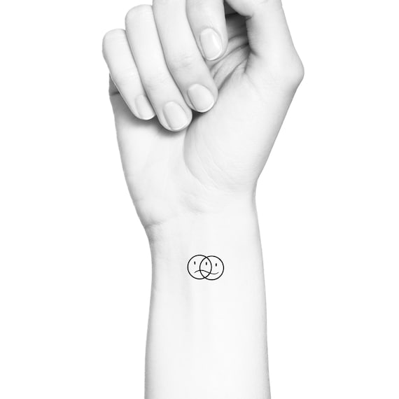 Smile Temporary Tattoo / Smiley Face Tattoo / Word Tattoo / Lettering Tattoo  / Handwriting Tattoo / Emoji Tattoo - Etsy