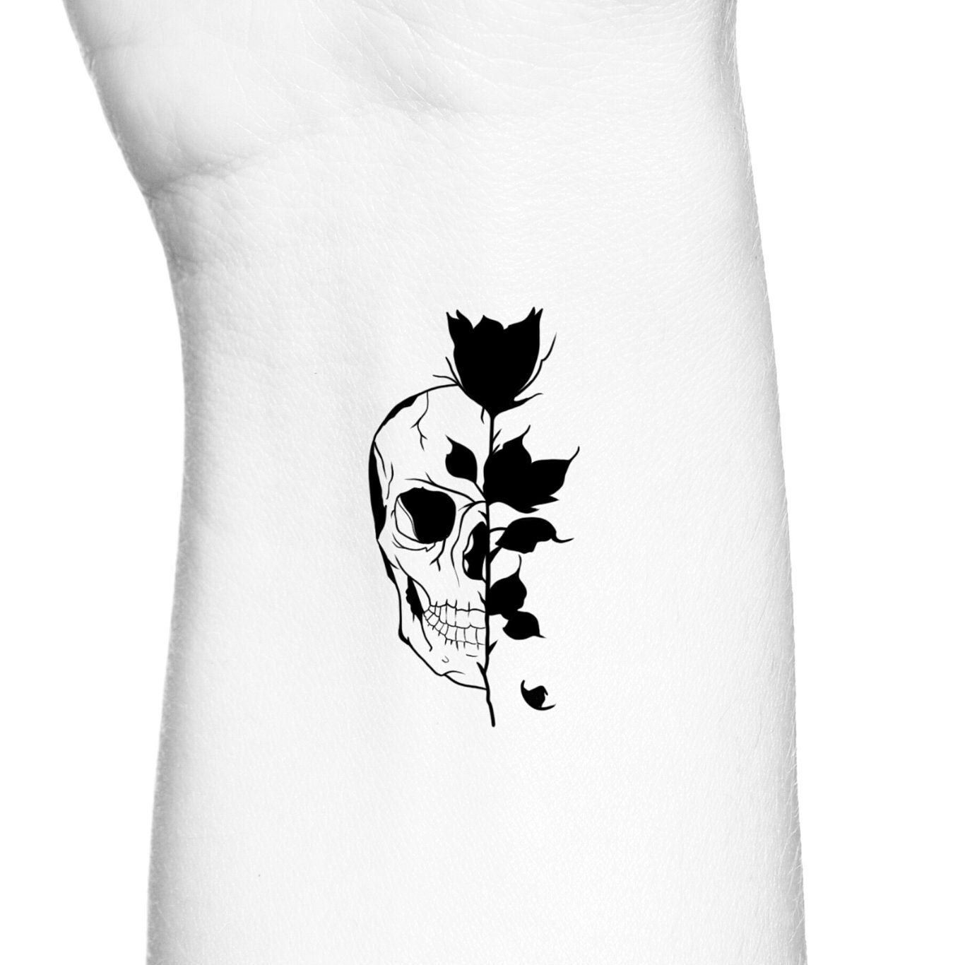 Tattoo Design Download Skull Rose  Etsy